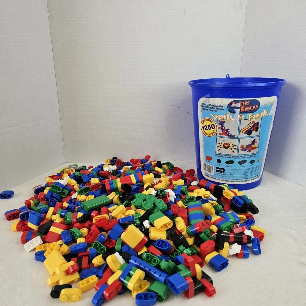 Better Blocks Building Blocks Value Pack Kit Vintage 1990s